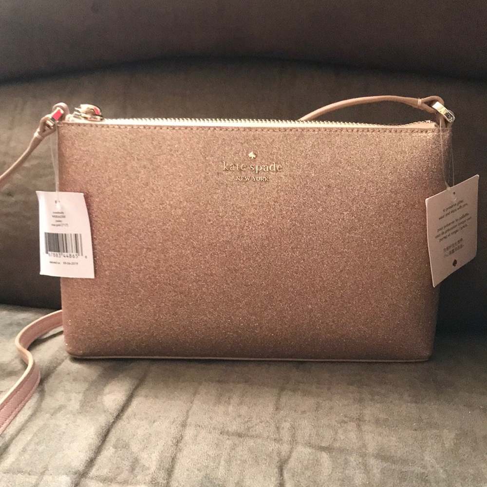Rose Gold Kate Spade Cross Body Bag